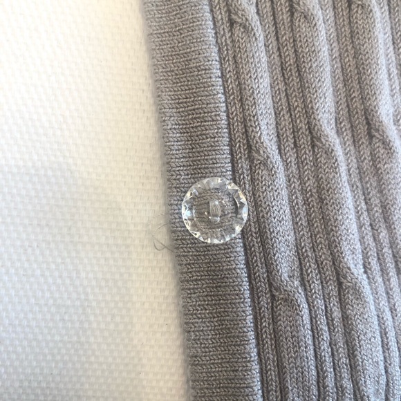 Rampage Grey Shrug Sweater Button Up - Picture 2 of 6